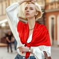 thumbnail image 6 of GILIGEGE Large Square Satin Head Scarf - Silk Hair Scarf Square Hair Bandanas Large Scarf Sleeping Head Wraps for Women Women Solid Satin Square Head Scarf Lightweight Neck Scarves Hair Neckerchief, 6 of 7