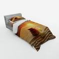 thumbnail image 3 of Ambesonne Boho Bedding Set 4 Pcs, Yoga Candle, Queen, Orange Sand Brown, 3 of 3