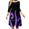 thumbnail image 1 of Ursula La Bruja del Mar de la Galaxia Dulce Vestido Elegante para Mujer Vestido Coreano Kawaii de Cuello Cuadrado Galaxia Espacial Estrellas Estrella Ursula Villana, 1 of 6