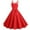 Red, variant on Icvfdpl Womens Casual Dresses Sleeveless 1950S Housewife Evening Party Prom Leisure Sundress Hawaii Woman Clothing Multi-Color L