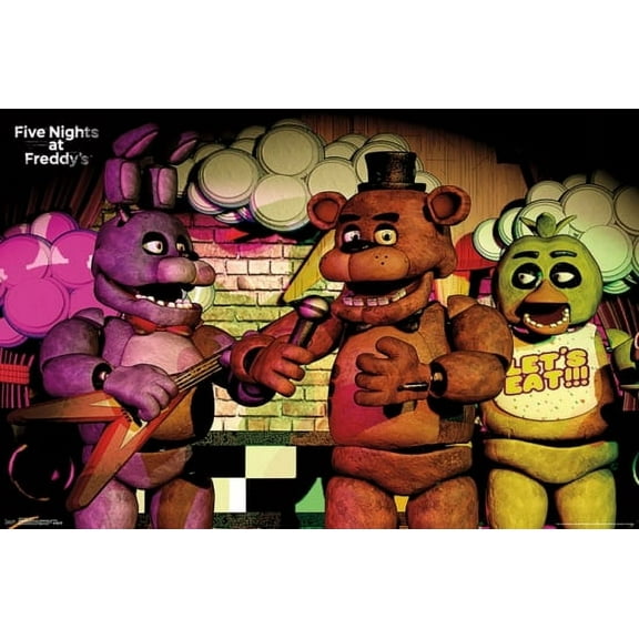 Five Nights At Freddy's - Band Poster Print (34 x 22)