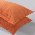 thumbnail image 3 of Porch & Den  Manor Embroidered Pillow Sham (Set of 2) Dusty Orange 20 x 26 +2, 3 of 5