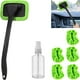 thumbnail image 2 of Herramienta de Limpieza de Parabrisas de Coche Mejorada con Almohadillas de Microfibra Verde y Mango, 2 of 7