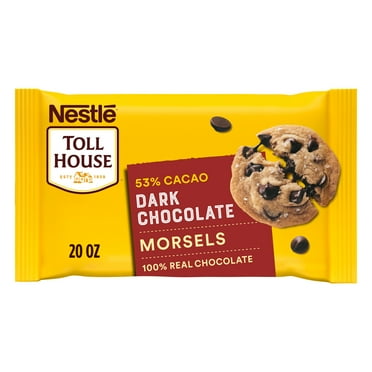 Nestle Toll House Dark Chocolate Regular Baking Chips, 20 oz Bag