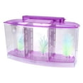 thumbnail image 3 of LAFGUR Small Aquarium, Desktop Fish Tank, For Betta With LED Light Small Fishes With Water Change Valve, 3 of 8
