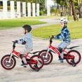 thumbnail image 4 of Costway 16" Kid's Bike for 4-7 with Height-Adjustable Handlebar & Saddle Handbrake Red, 4 of 10