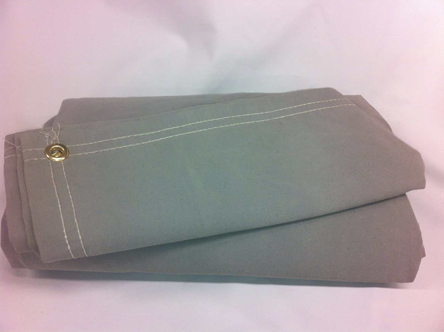 8' x 10' Grey Canvas Tarp