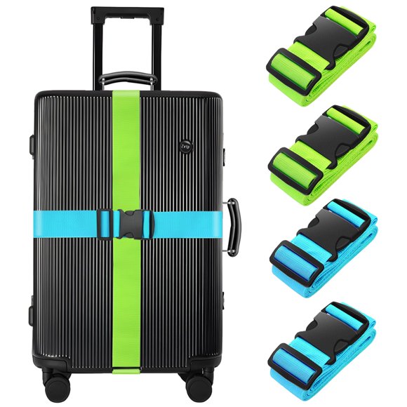 Correas de equipaje BILIONE de 200 cm, resistentes, aprobadas por la TSA