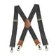 thumbnail image 1 of Tirantes elásticos anchos para hombre, informales, resistentes, para eventos formales Gris oscuro, 1 of 9