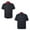 Black Red/black Snap, variant on 2 Pack Unisex Short Sleeve Chef Coat Jacket, Dark Gray