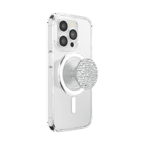 PopSockets MagSafe Phone Grip with Kickstand & Swappable Top - Fata Morgana Chrome