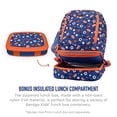 thumbnail image 3 of Mochila y Bolsa Almuerzo Aislada 2 en 1 Bentgo Kids Prints - Duradera, Ligera, Estampados Coloridos para Niñas y Niños, Tela Resistente al Agua, Correas y Espalda Acolch. (Deportes), 3 of 3