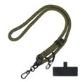 thumbnail image 1 of Teléfono Cordón Bandolera Poliéster Ajustable Cuello Cordón Muñeca Cordón con Cordón Parche para Inteligente Teléfono Ejército Verde con Naranja Raya 1 Paquete Unique Bargains, 1 of 4
