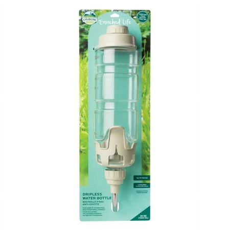 UPC: 0744845963563 | Oxbow Enriched Life Drippless 34 oz Water Bottle for Small Animals
