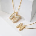 thumbnail image 3 of SEPARQI 2 Pack Initial Necklace For Women, 14K Gold / Silver Plated Balloon Letter Pendant Necklace, Valentine'S Day Jewelry Gifts For Women S, 3 of 8
