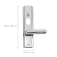 thumbnail image 2 of LOLIPPYY 1 Ensemble Poignée de Tirage en Métal Durable Argent Acier Inoxydable Bouton de Porte Intérieur pour Entrée, 2 of 7