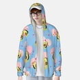 thumbnail image 2 of Kdxio Avocado Lovers Print Women Men Sun Protection UPF 50+ Jackets Zip Up Long Sleeve Hoodie Hiking Lightweight with Pockets, 2 of 7
