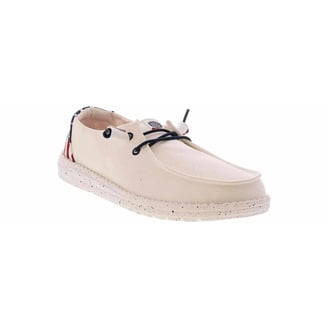 Mens Hey Dude Wally Charcoal Washed Canvas Casual Shoe  display picture 1