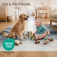 thumbnail image 4 of ODIKA 2'x3' Ultra-Soft Accent Mat, Under Abstract Decorative Watercolor Gradient Contemporary Plush None Washable, Bare feet friendly, Easy Care Indoor rug for Bedside, Footrest, 4 of 7