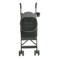 thumbnail image 4 of Foldable Small & Medium-Sized Dogs/Cats Pet Stroller W/Cup Holder Black 4 Wheels, 4 of 17