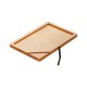 thumbnail image 2 of Bandeja para Reposabrazos de Sofá con Soporte para Teléfono, Mesa Auxiliar de Madera con Superficie Empotrada para Bebidas y Aperitivos, Mini Mesa de Centro Beige con Ranura de Almacenamiento y Clip, 2 of 6