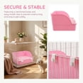 thumbnail image 3 of unbranded Caja De Arena Para Conejos Y Cobayas Con Estructura Anti Derrames Rosa, 3 of 6