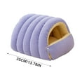 thumbnail image 2 of All-Season Pet Sleeping Bag | Winter Warm Cat & Dog Nest | Soft Plush Mat with Side Button Closure | Detachable & Washable Pet Bed for Small Animals, 2 of 6