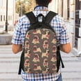 thumbnail image 2 of Ratiio Cut Pug Print Backpack with Padded 15-inch Laptop Sleeve- Spacious and Durable Daypack for Work and Travel, 2 of 6