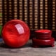 thumbnail image 1 of Bola de cristal derretida Bola de cristal roja Adornos de cristal para el hogar y la oficina Adornos de bola de cristal roja Regalo, 1 of 4