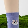 thumbnail image 5 of TEAJOPSUU Unisex Crew Socks Winter Stocking Cute Printed Gifts for Men and Women Thick Cotton Soft Warm Cozy Crew Socks J-Purple, 5 of 5