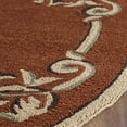 thumbnail image 3 of Safavieh Easy Care Chanelle Floral Area Rug, Rust/Multi, 8' x 8' Round, 3 of 8