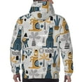 thumbnail image 6 of Bingfone Llama And Cactus1 Men'S Drawstring Hoodie Long Sleeve Pocket Sweatshirts-Large, 6 of 9
