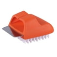 thumbnail image 3 of 2 in 1 Grill Brush and Scraper Outdoor Grill Brush Grill Accessories Comfortable Grip Effortlessly Grilling Grate Cleaner for Outdoor Home Orange, 3 of 8