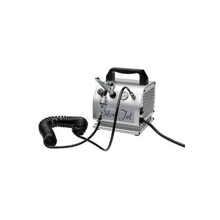 - Iwata-Medea Studio Series Silver Jet Single Piston Air Compressor Multi-Colored