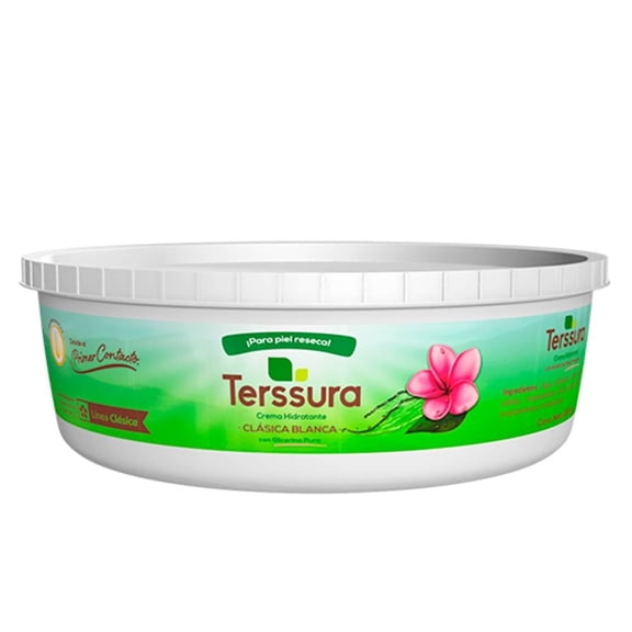 Crema corporal Terssura hidratante con glicerina pura piel reseca 220 g