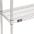 thumbnail image 3 of Nexel 4 Shelf Chrome Wire Shelving Unit Starter 48""W x 12""D x 63""H, 3 of 6