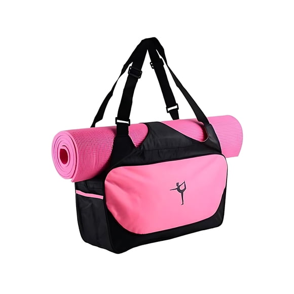 Ruiboury Practical Gifts For Yoga Enthusiasts Stylish Yoga Mat Bag Wide Application pink 3Set