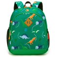thumbnail image 1 of Mochila JinBeryl para Niños Pequeños 15 Pulgadas Color Verde Dinosaurio, 1 of 7