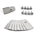 thumbnail image 4 of Pack of 30 titanium replacement blades compatible with robotic lawnmowers, 4 of 10