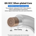 thumbnail image 6 of 16-Strand 4.4mm 3.5mm 2.5mm 6.35mm 6N OCC Balanced Cable 4.6ft Compatible with Focal Utopia Focal New Utopia Earphones, 6 of 10