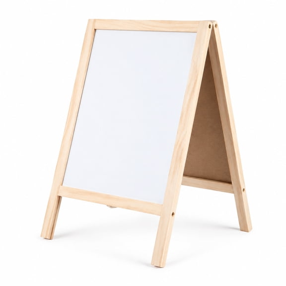 Aemutady Small Double-Sided Magnetic Chalkboard Easel, 11.8 x 7.5 in.