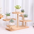 thumbnail image 4 of Vintage Wooden Display Risers Wood Showcase Stands for Shelves and Countertops Step Plinths for Jewellery, Desserts Display Rack, 4 of 7