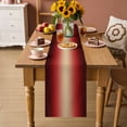 thumbnail image 2 of Dark Red Ombre Table Runner 48 Inches, Modern Yellow Gradient Farmhouse Art Bed Runner Dresser Scarves Tabletop for Indoor Outdoor Parties/Ceremony/Banquet, 13" x 48", 2 of 8