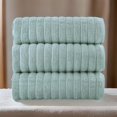 thumbnail image 3 of Cotton Ribbed Bath Sheet Towel Set of 3 - 40X67, 3 of 5