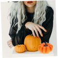 thumbnail image 2 of Calabaza artificial Batería Luces de té Velas Decoraciones de Halloween Decoración de mesa para interiores y exteriores Calabaza de Halloween Calabaza parpadeante Velas sin llama Calabaza decorat, 2 of 5