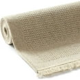 thumbnail image 3 of Modern Braided Large Area Wool Rug – 100% Natural for Living Room & Bedroom, Soft & Durable Rug, Resilient & Luxurious, Beige, 1.97x3.61 ft, 3 of 5