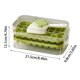 thumbnail image 3 of Bandeja de hielo con liberación rápida con un botón | Utensilio de cocina de plástico duradero | Fácil eliminación de hielo | Caja de almacenamiento para congelador multiusos | Organizador de, 3 of 8