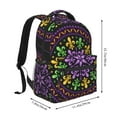 thumbnail image 2 of Balery Mardi Gras5 Mochila Escolar Impresa, Mochila Ligera para Viajes Casual, Mochila Duradera y Cómoda Multifuncional, Mochila para Laptop-One Size, 2 of 5