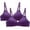 Purple, variant on WREESH 2 Pack Lightly Lined Bra T-Shirt Bras Women Bra Soild Wire Underwear Bra Everyday Small Cup Underwear Seamless Adaptive Bra Underwear Beige
