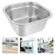 thumbnail image 4 of Colador de acero inoxidable, lavabo de gran capacidad, lavabo para lavar verduras, cuenco para escurrir arroz y frutas, 4 of 5